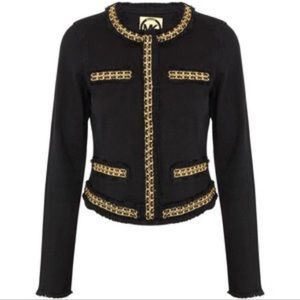 Michael Kors  Chain Detail Denim Jacket